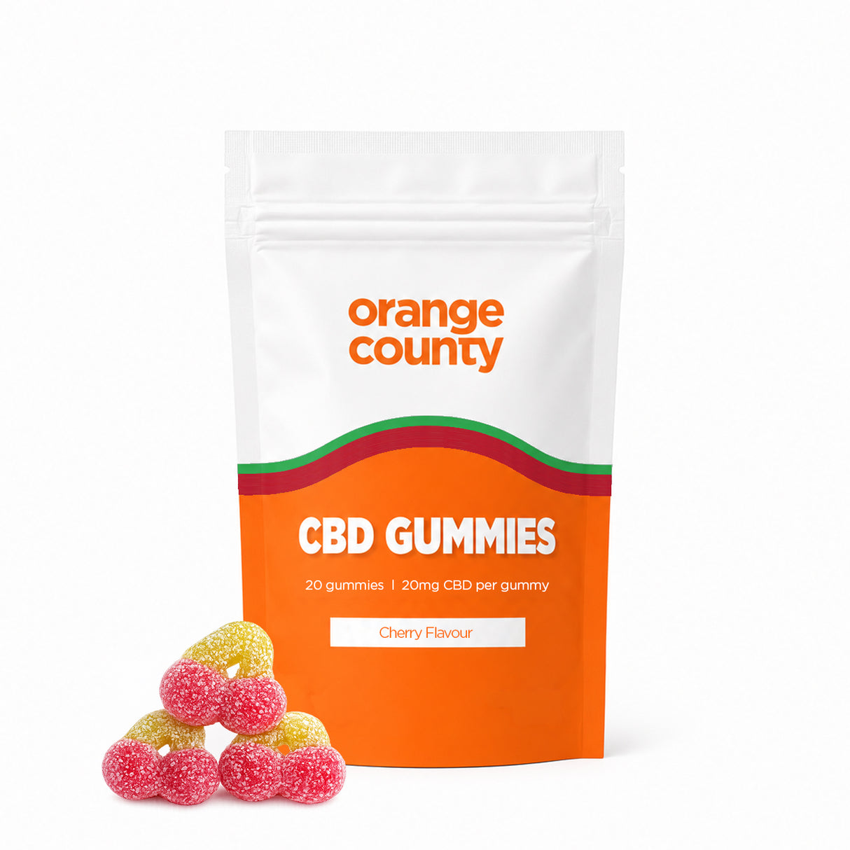 CBD Gummy Cherries 400mg - 1200mg | 20 Pack