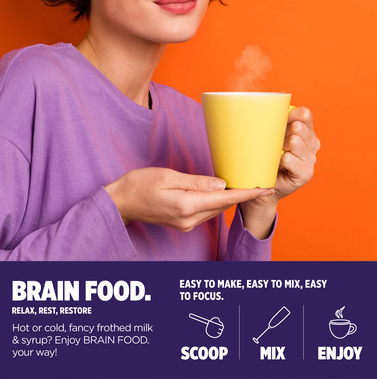 BRAIN FOOD. Calm & Unwind | 240g Starter Kit Bundle