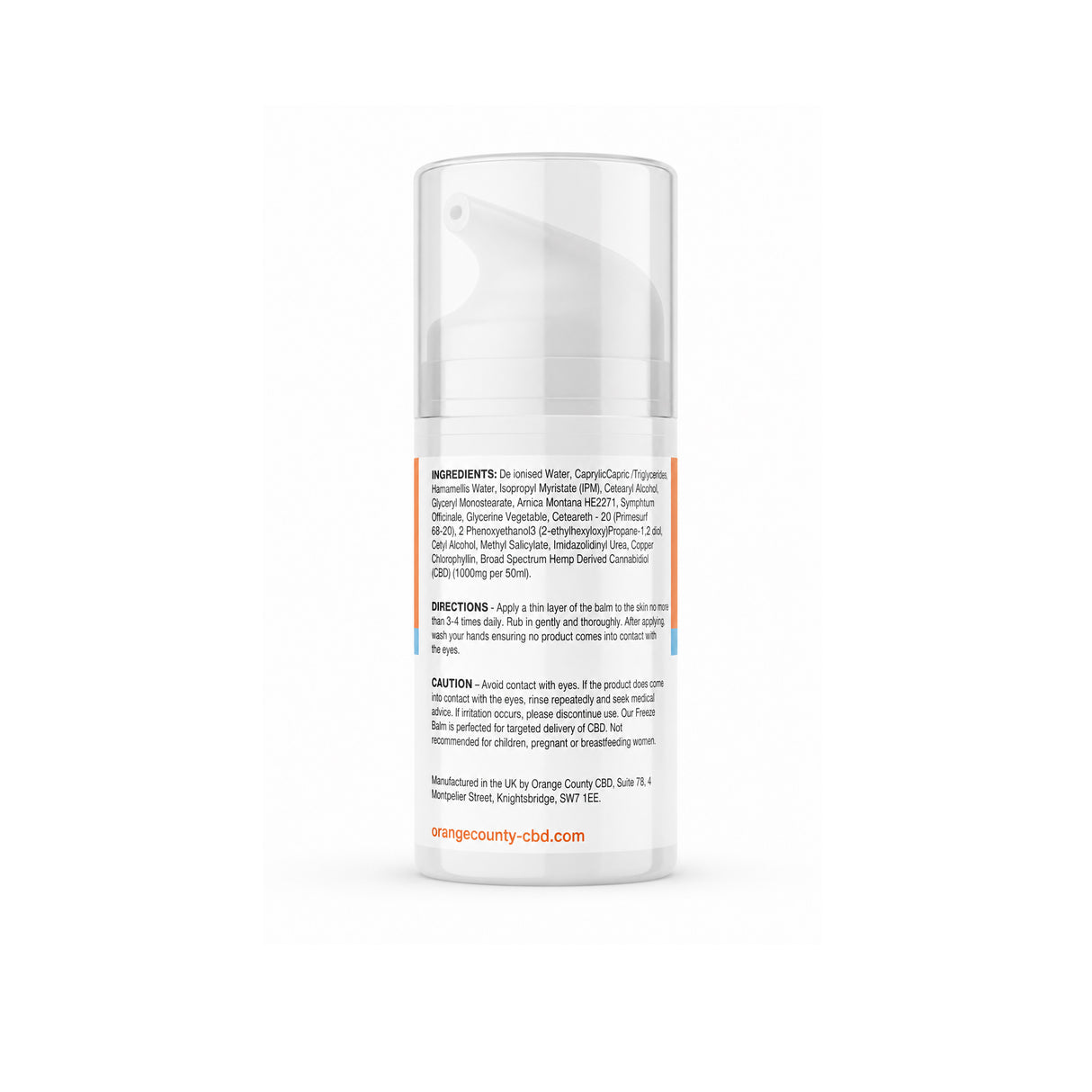 2000mg Deep Freeze CBD Muscle Balm | 100ml