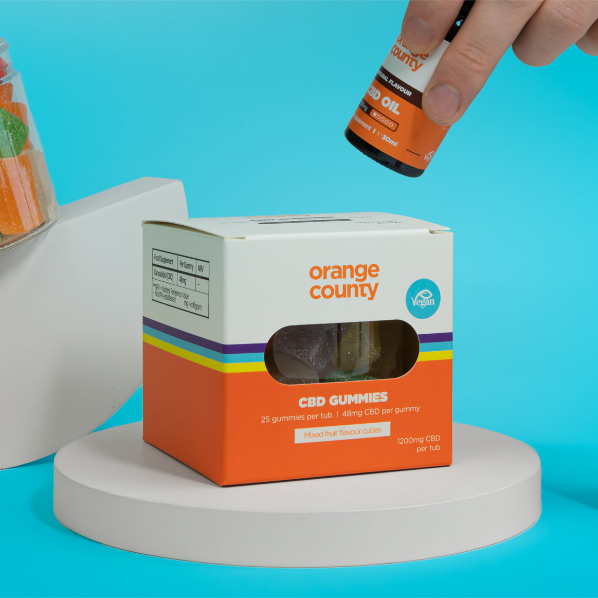 CBD Gummy Cubes | Pack of 12