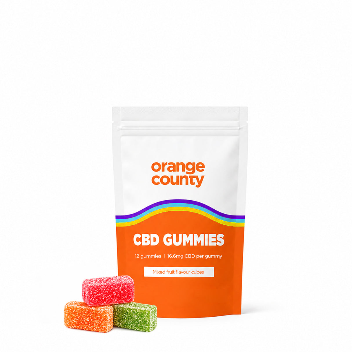 CBD Gummy Cubes 200mg | 12 Pack