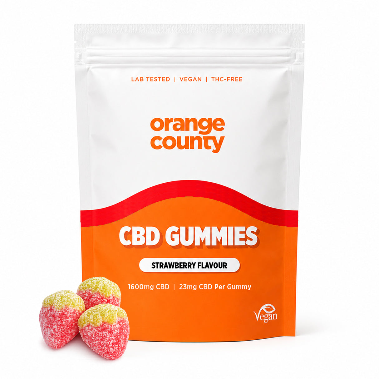 CBD Gummy Strawberries 1600mg - 4800mg | 70 Pack
