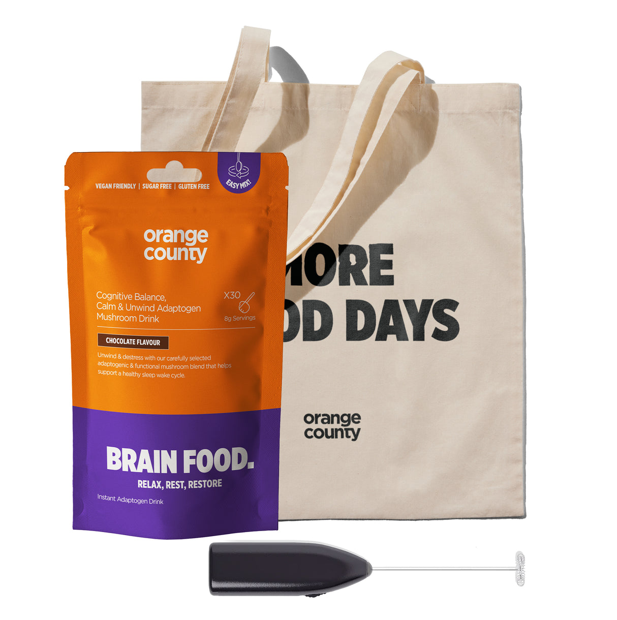BRAIN FOOD. Calm & Unwind | 240g Starter Kit Bundle